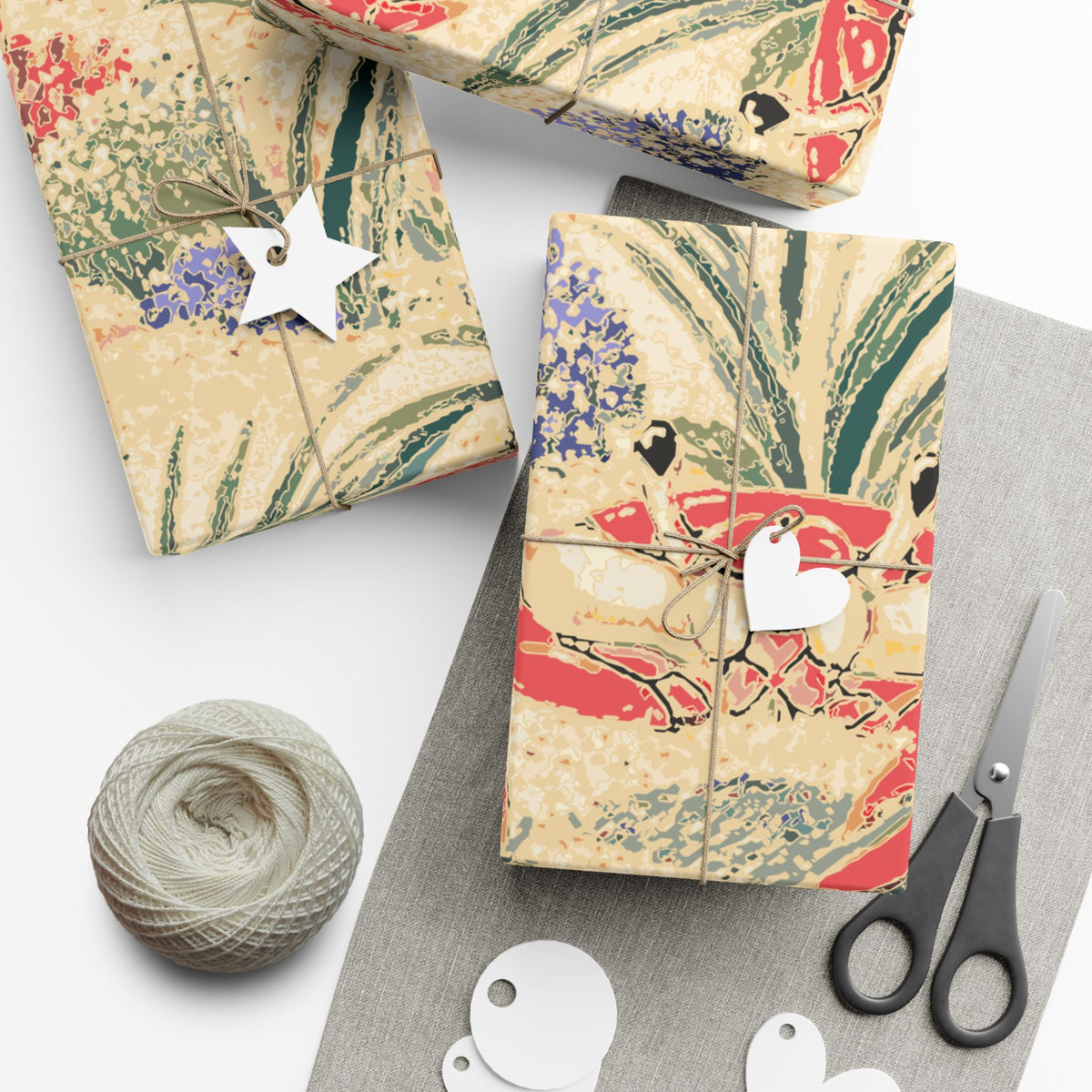 Nautical Crab Wrapping Paper Roll