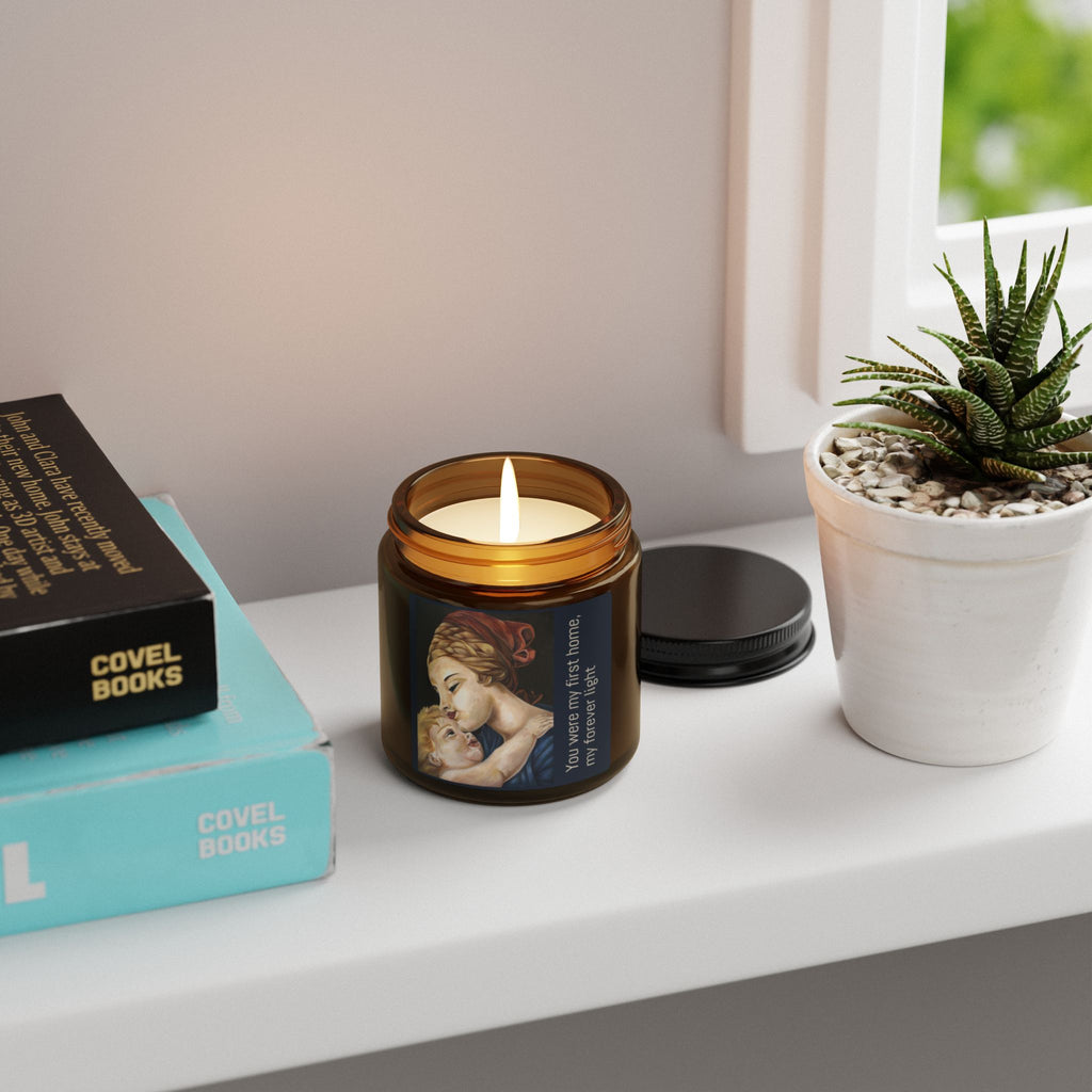 Soy Candle — Madonna and Child Amber Jar