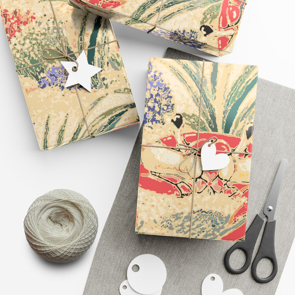 Nautical Crab Wrapping Paper Roll
