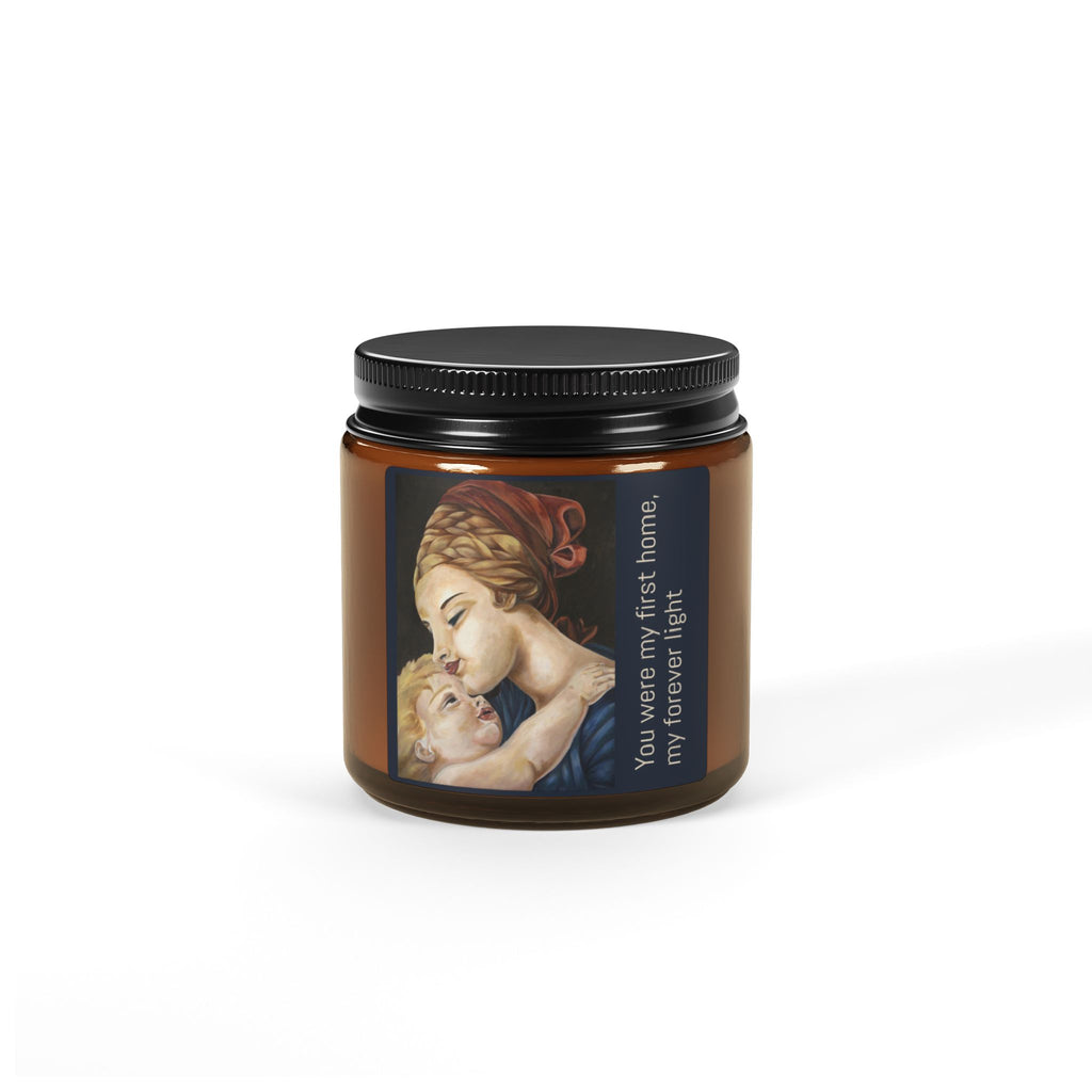 Soy Candle — Madonna and Child Amber Jar